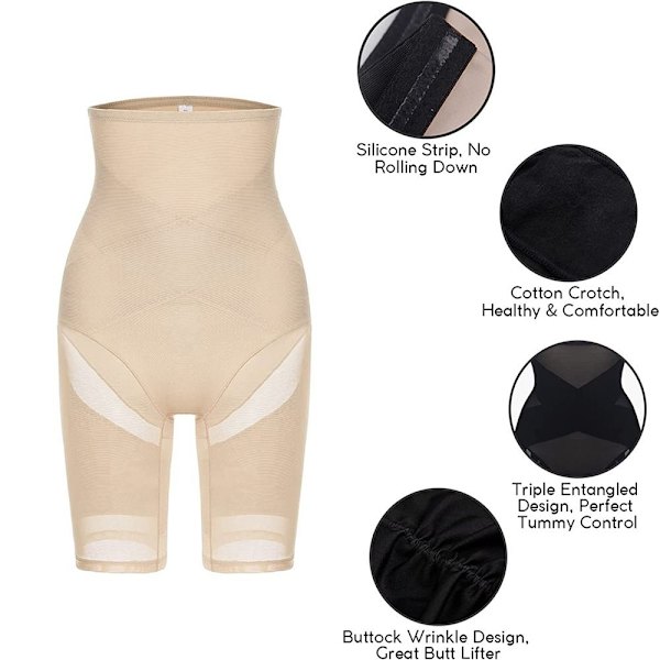 Shapewear Shortsit Slip Shortsit MUSTA M black M