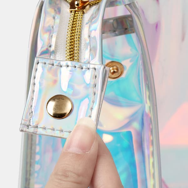 Matkailutuotelaukut Beauty Organizer Pussi SILVER EDGING Silver edging