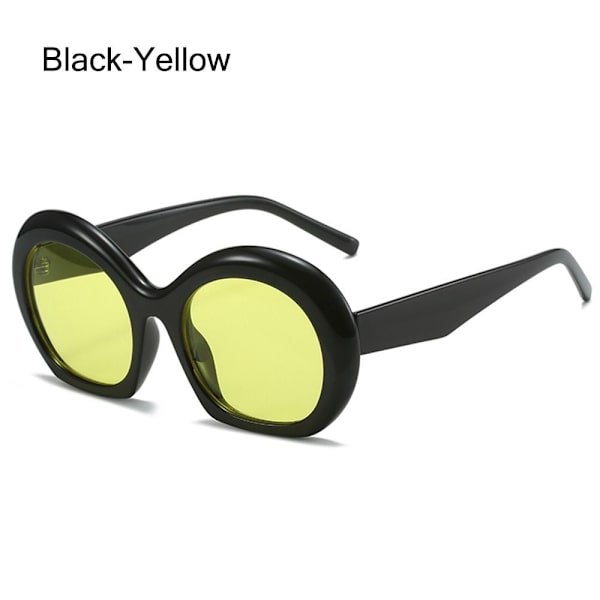 Halfmoon Solbriller Punk Solbriller SORT-GUL SORT-GUL Black-Yellow