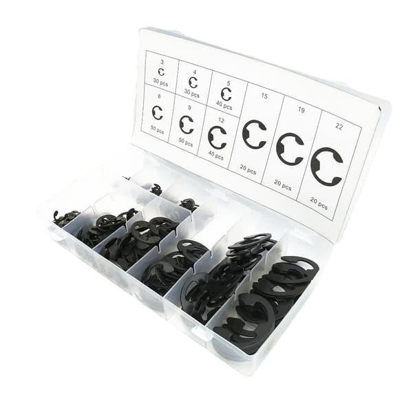 300 ST Hållringar E-Clip Circlip Snap Ring Set