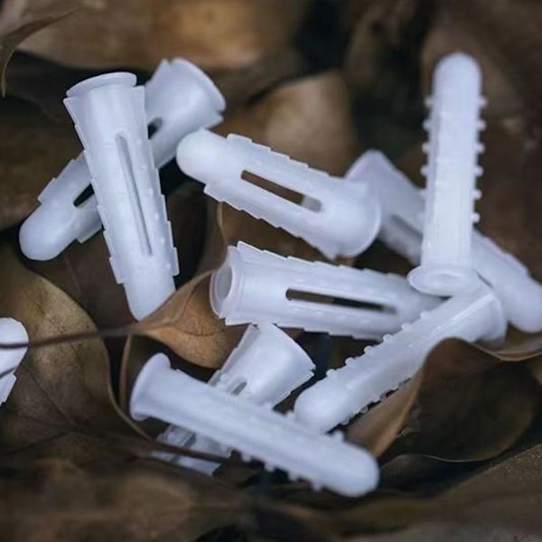 1000 kpl seinäankkuri Muovinen nylon seinäkiinnitysmuuraus