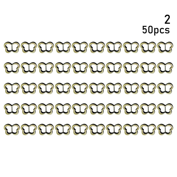 50 st Tri-glide bältesspännen Dockväskor Spänne 2 2 2