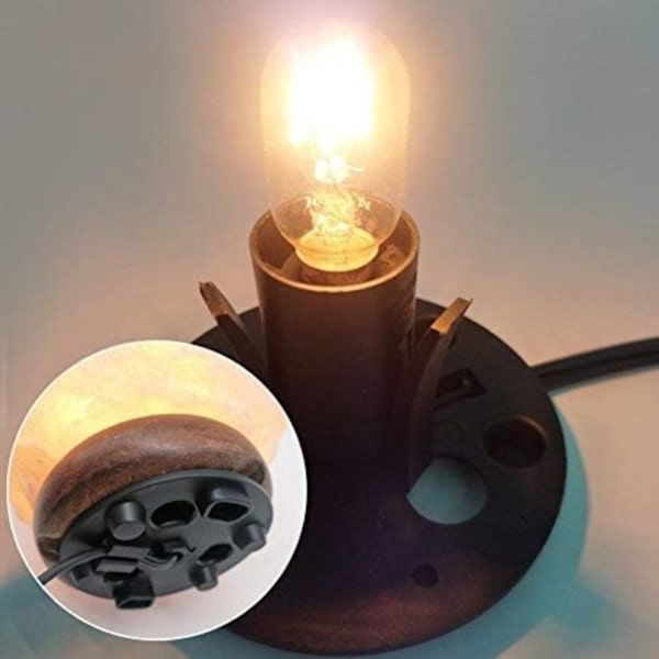 Dimbar saltlampa sladd E12 Bulb Base Dimmer Switch Wire