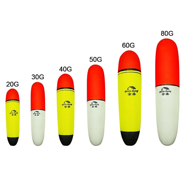 3 STK EVA fiskeflydebøje 80G-2STK 80G-2STK 80g-2pcs