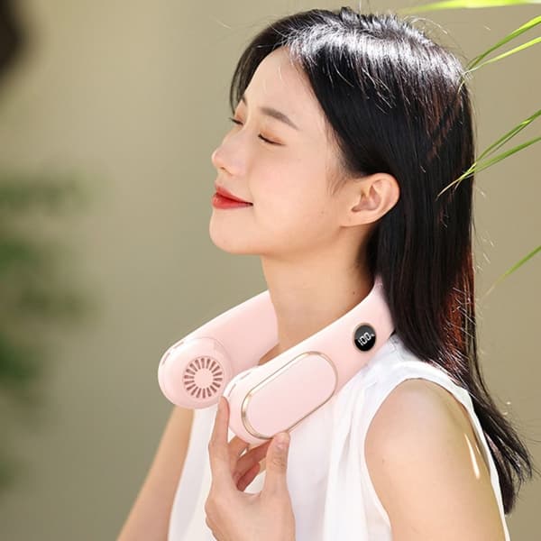 Bladeless Køler Halsventilator SORT