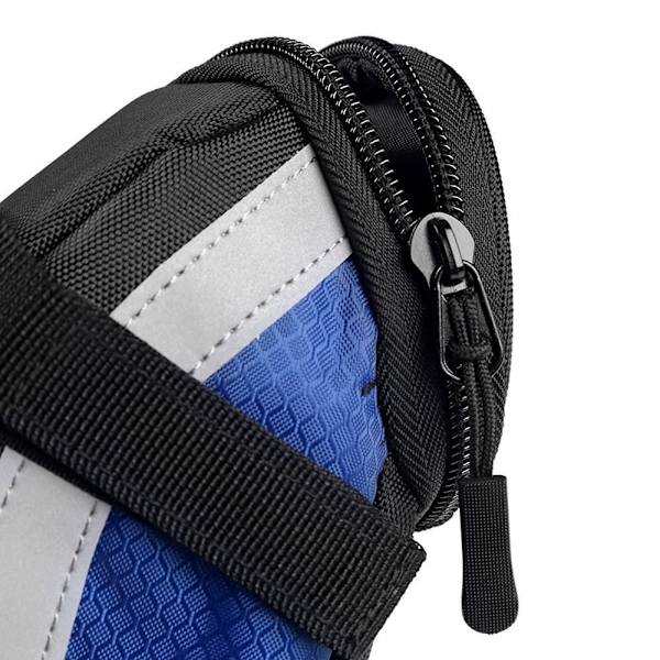 1 STK Cykeltaske Cykelsadeltaske SORT Black