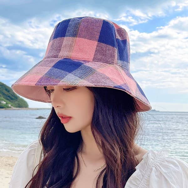 Sommarmode Flickor Tyghatt Solhatt Sommarhatt BRUN brown