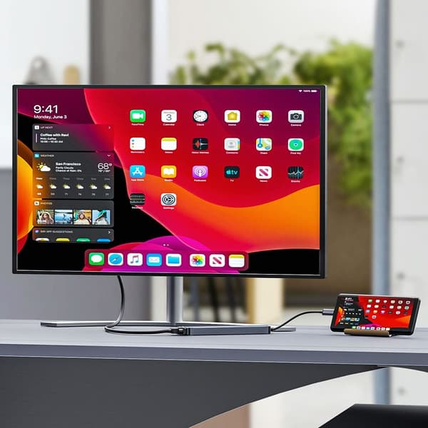 5 i 1 USB-C HUB Dual HDMI Type-C Expander