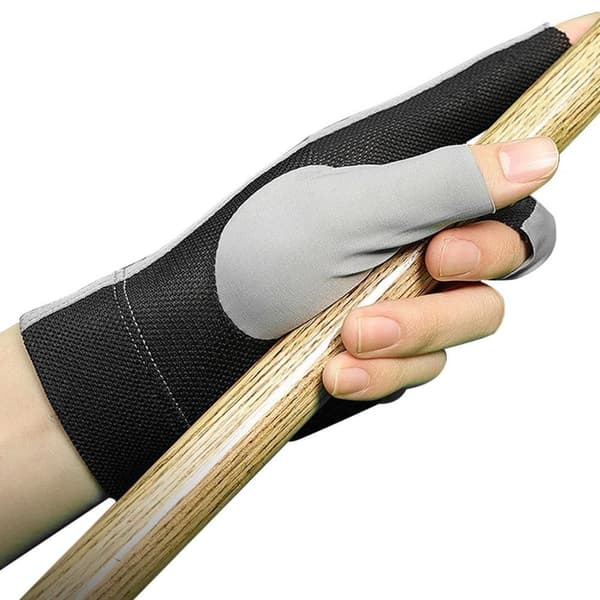Snookerhandske Billardhandske SORT&BLÅ black&blue