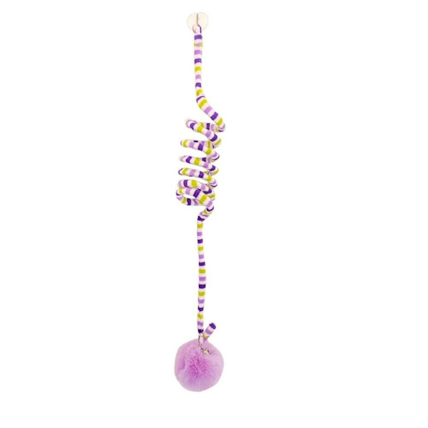 2kpl Scratch Rope Cat Stick Interaktiivinen kissan riippulelu PUNAINEN Red