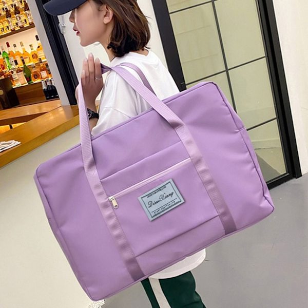 Tote Bag Travel Duffel Bags LILLA L Purple L