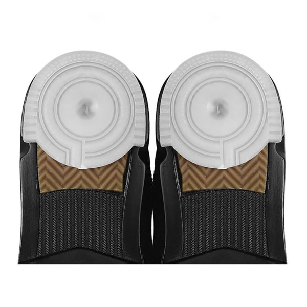 1 par Skor Matt Stickers Gummi Skostycken VIT STORLEK 45 STORLEK White Size 45-Size 45