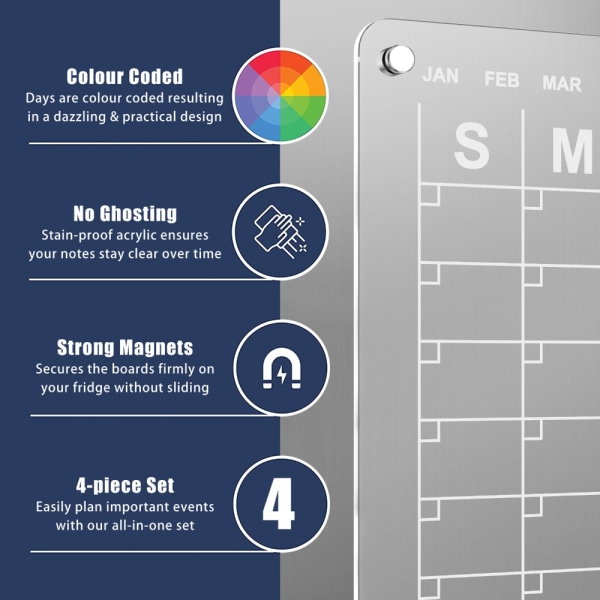 Calendar Board Blank Notepad SINGLE BOARD SINGLE BOARD Single Board