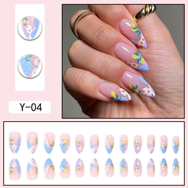 Almond Fake Nails False Nail 3 3 3