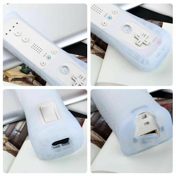 Til Nintendo Wii/Wii U Joystick Wireless Remote Gamepad HVID white