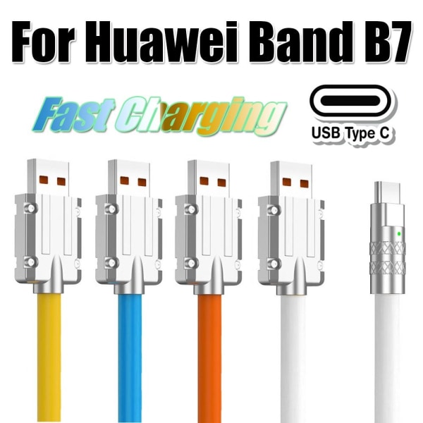 Typ C snabbladdare USB -kabel VIT white