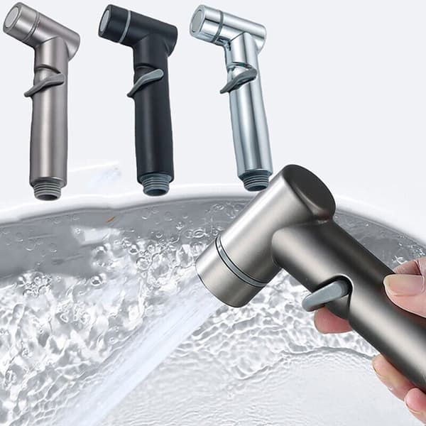 Spray Dusjhode Baderomssprøyte SØLV silver