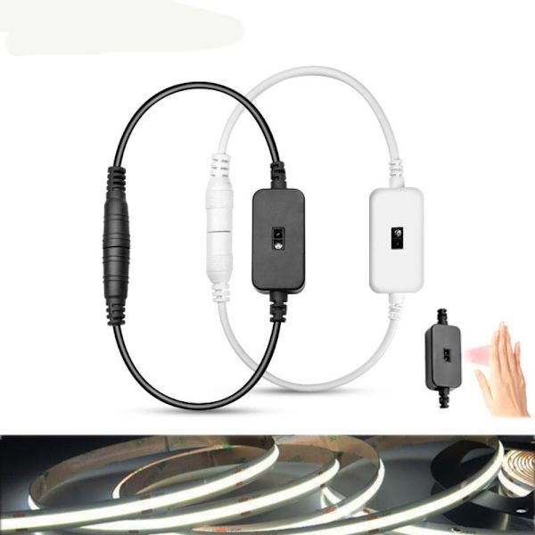 Sensorbryterdetektor For LED Strip Light SORT black
