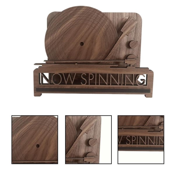 Albumställ Record Display Stand MÖRKBRUNT MÖRKBRUNT Dark Brown
