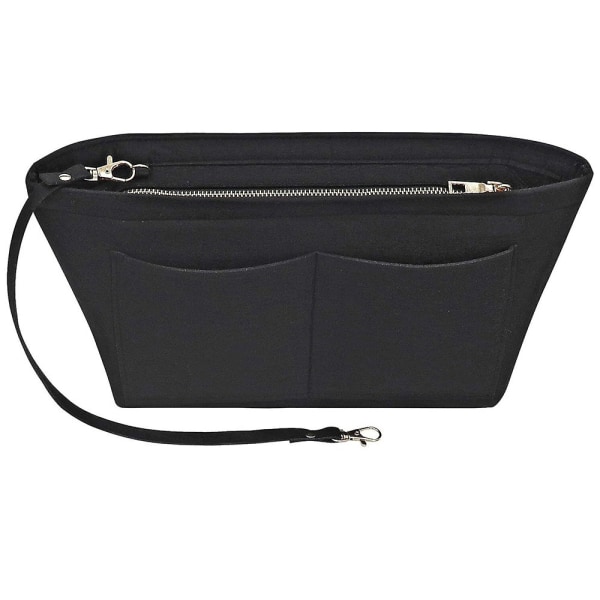 Huopa-insert-laukku organizer MUSTA black