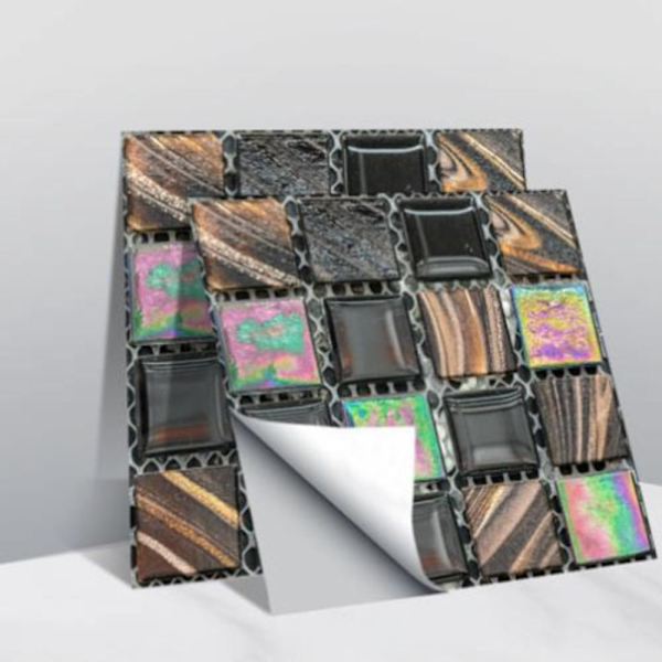 Mosaik Tile Stickers Vægoverføringsbillede 03 03 03