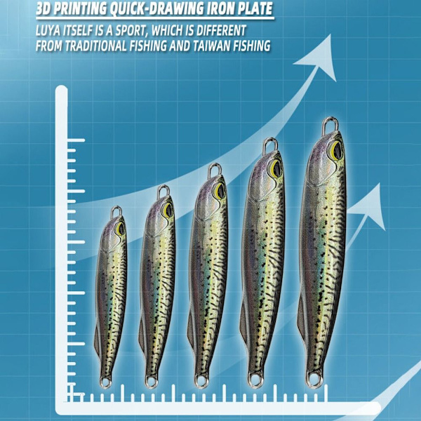 fiskeri Metal lokke Fishing Lure 40G5 5 40g5