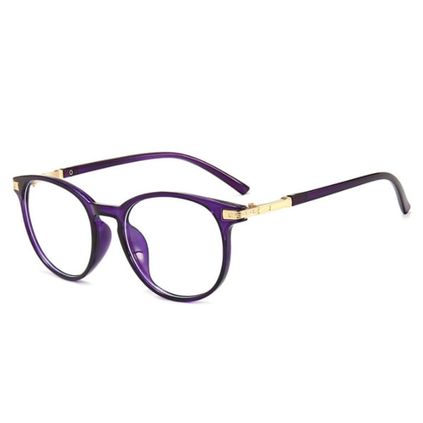 Anti-Blue Light Briller Overdimensjonerte briller LILLA LILLA Purple