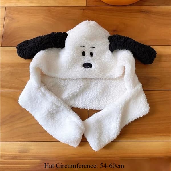 Plyschmössa Scarf Mössmössa Bonnet Caps