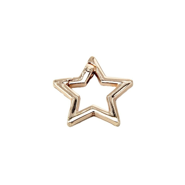 4st Spring Ring Spännen Karbinhake Plånböcker Handväskor GULD Gold 33x31mmwith ear-with ear