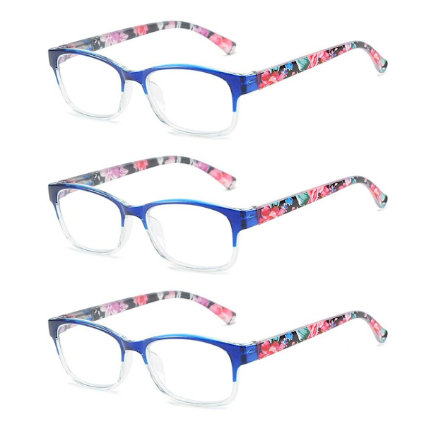 Läsglasögon Blommiga glasögon BLUE STRENGTH 250 Blue Strength 250