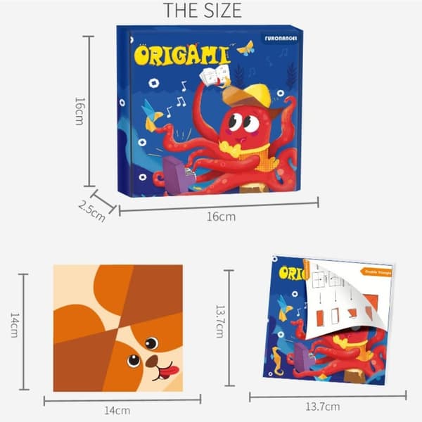 Origami Pappersklippsbok Pappersklippspussel