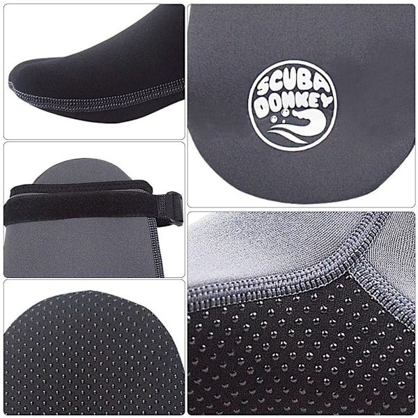 Neopreeniset sukellussukat uimasukat GREY S Grey S
