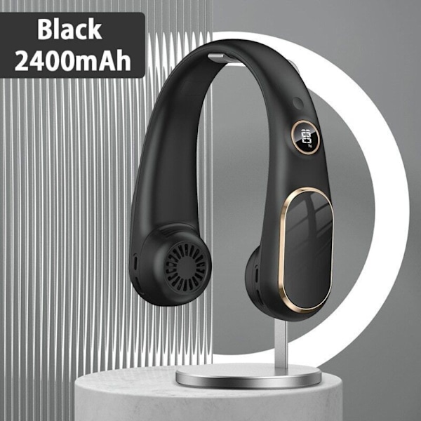 Bladeless Køler Halsventilator SORT