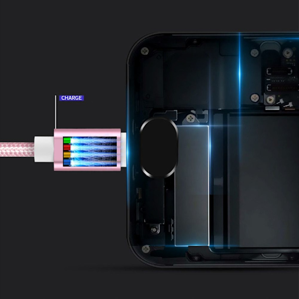 USB-C-johto Type-C latauskaapeli MUSTA 1 METER Black 1 Meter
