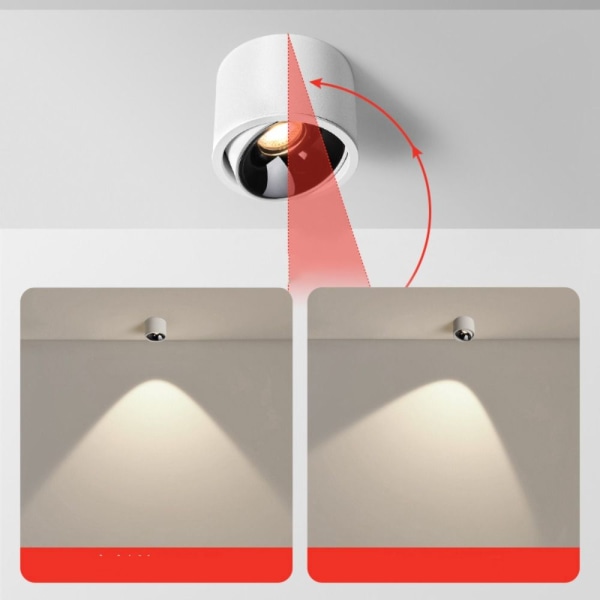 LED-alasvalo kohdevalo VALKOINEN 7W white 7W