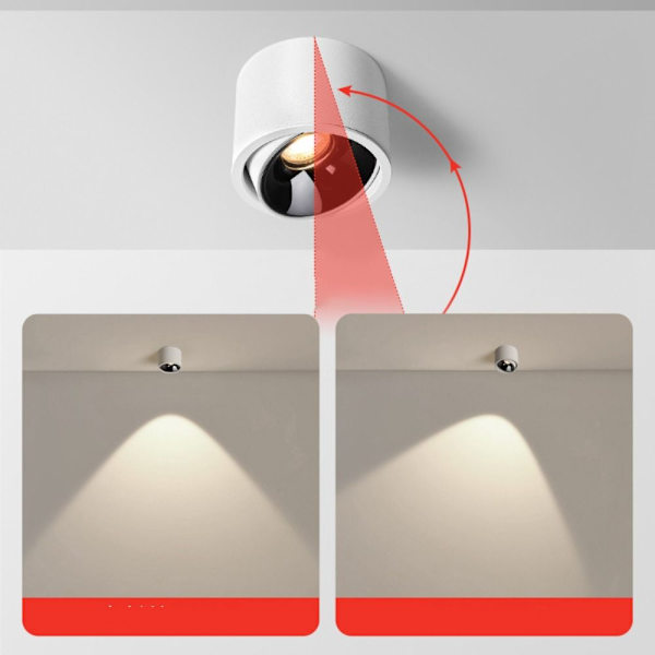 LED Downlight Spotlight SVART 10W black 10W