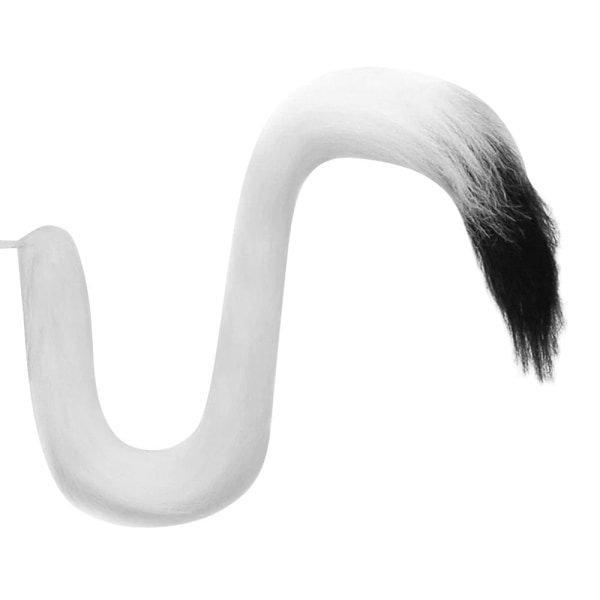 Fox Tail Masquerade Tail SORT&HVID black&white