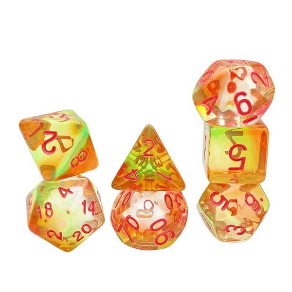 7 stk/sæt DND-terninger Polyhedriske terninger STYLE 3 STYLE 3 Style 3