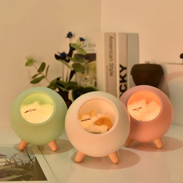 Nattlampe LED Nattlys HVIT white