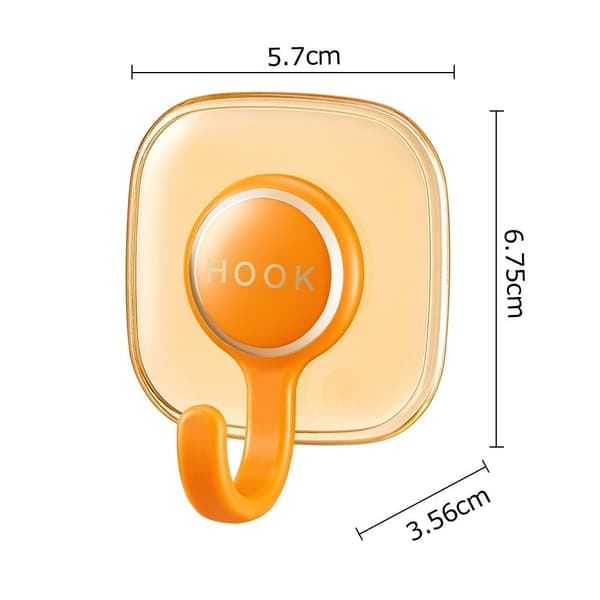 4 stk Vægkrog Sticky Hooks 1 1 1