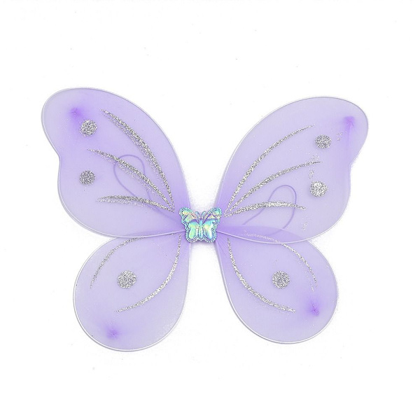 3 kpl / set Fancy Mekko Glitter Butterfly STYLE 3-ONLY WINGS STYLE Style 3-only wings