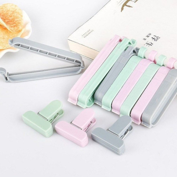 24stk Poseklips Vakuumforseglingsklemme Snackforseglingsklemme 24Pcs