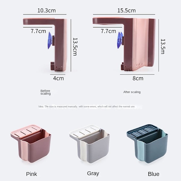 Avløpskurv Uttrekkbar vask ROSA ROSA Pink