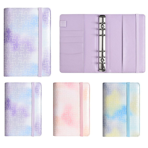 Budget Binder Money Organizer for kontanter BLÅ KUN SKAL KUN blue only shell-only shell