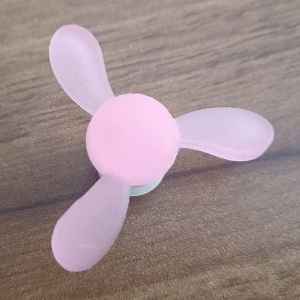 5 stk Vindmølle Til Croc Skodekoration PINK Pink