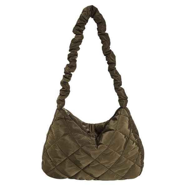 Skuldertasker Quiltet mulepose SORT black