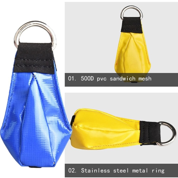 Utendørs Kaste Vekt Bag Kaste Sandbag GUL Yellow