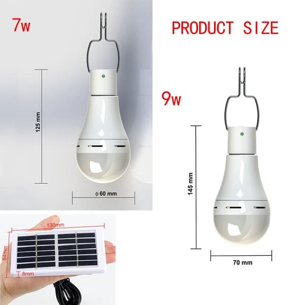 Solar Camping Light Auringonvalolla toimiva lamppu 9W 9W 9W