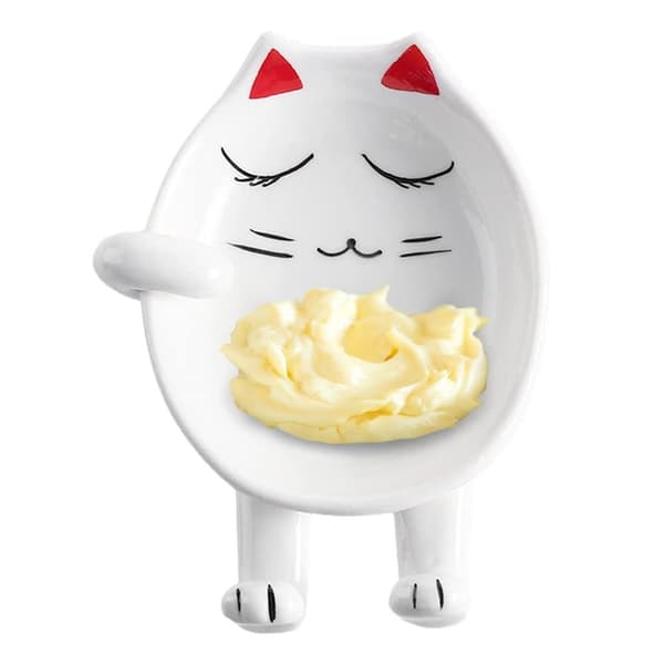 Cat Spoon Rest -lastan pidike KELTAINEN yellow