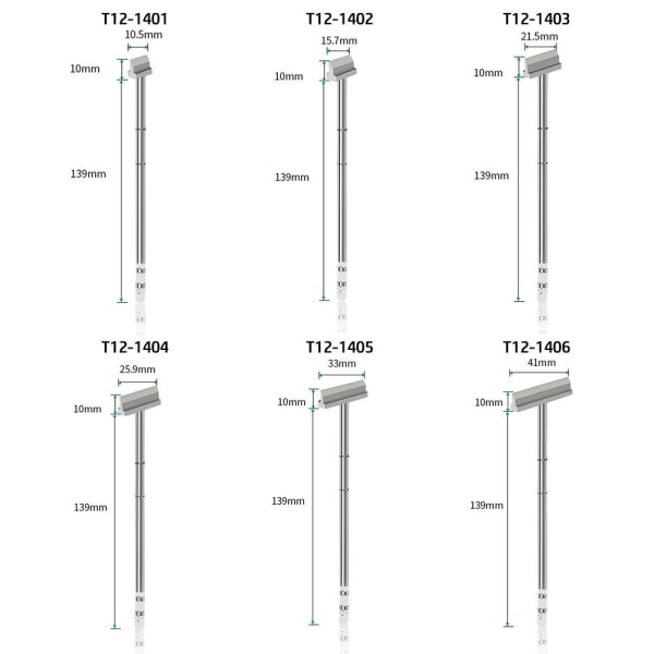 T12 hitsauskärjet juotospää T12-1406 T12-1406 T12-1406